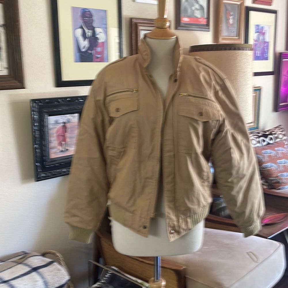 Vintage 80s Utility Puffer Jacket - image 1